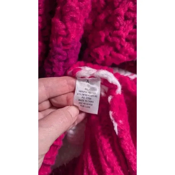 Arula Striped Chunky Knit Short Sweater Womens 1X Size A - Picture 4 of 10